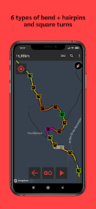 sideways — Rally GPS Navigator