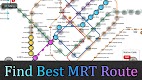 screenshot of Singapore MRT Map Route 新加坡地铁
