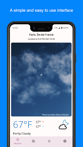 Android application SimpleWeather screenshort