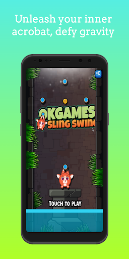 Android application OKGames SlingSwing screenshort