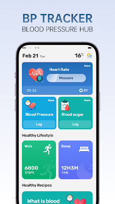 BP Tracker: Blood Pressure Hubのおすすめ画像1