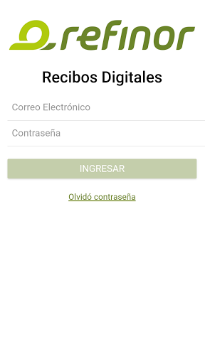 Android application Mi Recibo Refinor screenshort