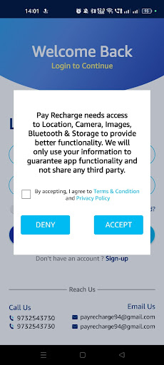 Payrecharge Screen 2