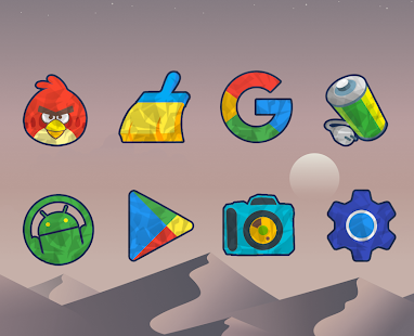 Popo - Captura de pantalla del paquete de iconos