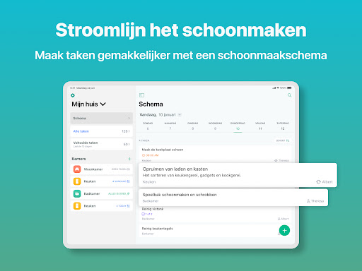 Huishouden & Opruim app