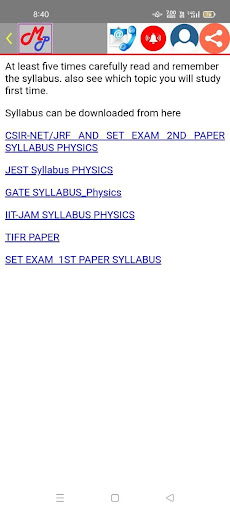 CSIR-NET PHYSICS Screen 3