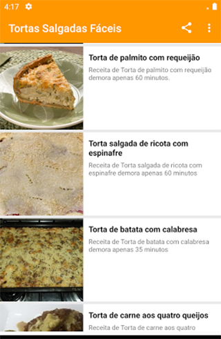 Tortas Salgadas Screen 3