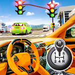 Cover Image of Download Modern Car Driving School Game  APK