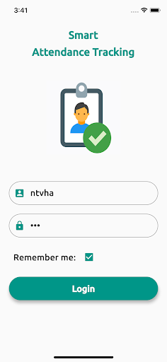 Android application TMA Attendance Tracking screenshort