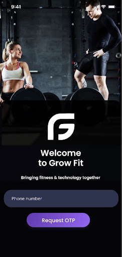 Android application GrowFit screenshort