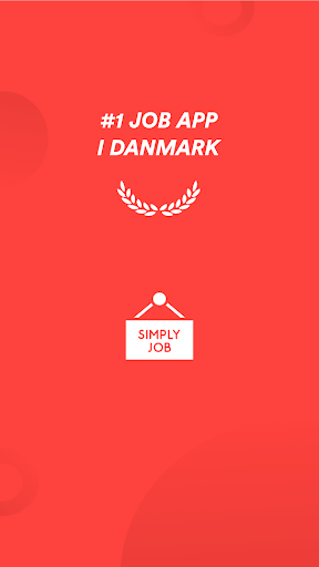 Android application SimplyJob - find dit nye job screenshort
