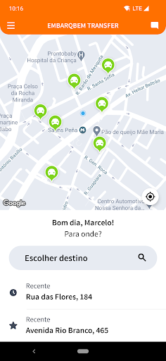 Android application EmbarqBem Transfer screenshort