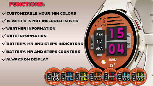 Digital Watch Face screenshot 3