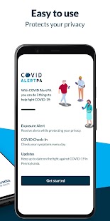 COVID Alert PA Screenshot