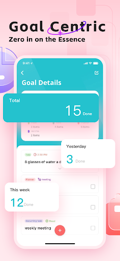 Screenshot of Elisi - Structured planner