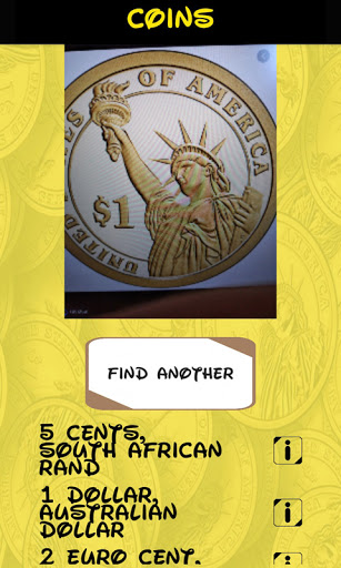 Automatic currency identifier Screen 3