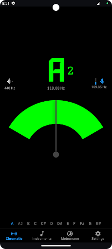 Android application Pitchz Tuner screenshort