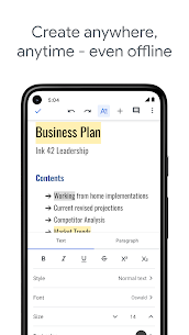 Google Docs APK Latest Version 1.22.142.01.90 Download For Android 5