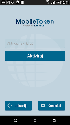 Android application ZBToken screenshort
