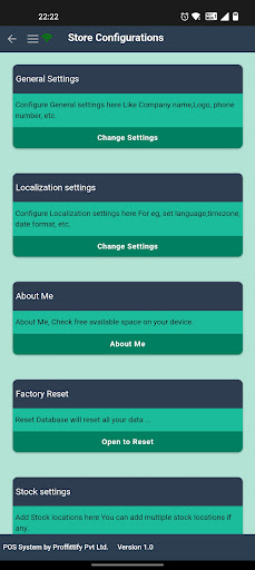 Android application NetProffiter Retail screenshort