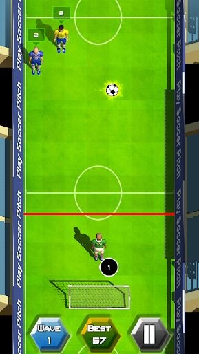 Android application Soccer Pitch Football Breaker screenshort