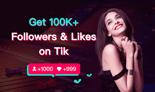 TikFollowers - Get Followers & Likes & Hearts  Screenshots 1