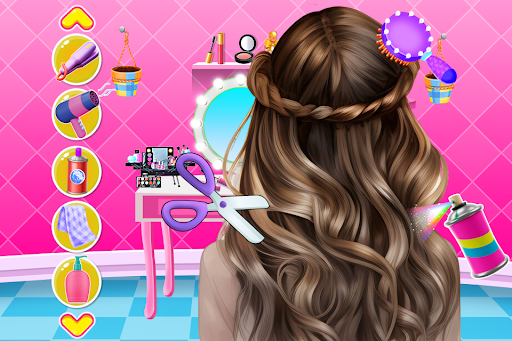Android application School Girl Hairdo braid Style screenshort