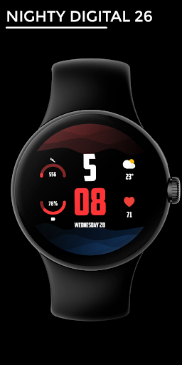 Nighty Digital 26 - watch face screenshot 6