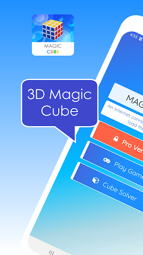 Android application Magic Cube Puzzle 3D Pro screenshort