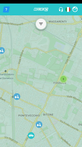 Android application Corrente - electric sharing screenshort
