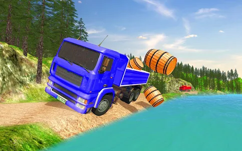 Тяжелый грузовик прицеп Sim