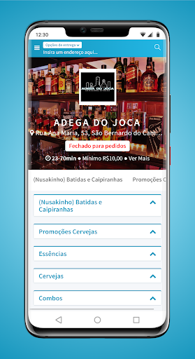 Android application Adega do Joca screenshort