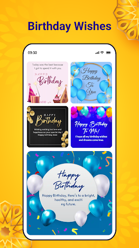 Android application All Wishes & Greetings screenshort