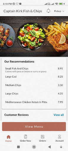Captain Kirk Fish And Chips Screen 2