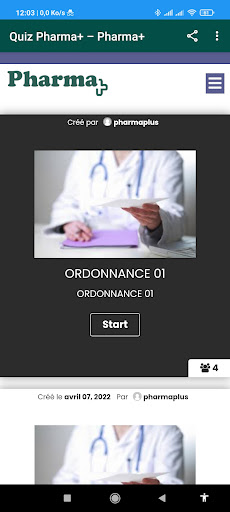 Android application Pharma Plus screenshort