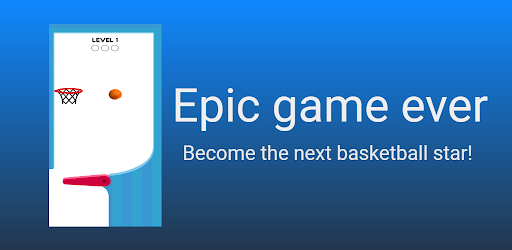Android application Flipper Hooper basketball game screenshort