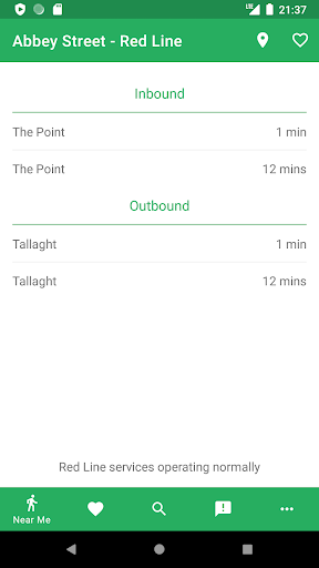 Dublin LUAS Screen 2
