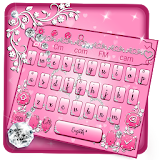 Pink Diamond Princess Keyboard Theme icon