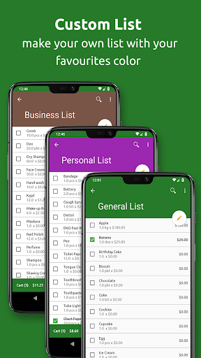 Shopping List Pro Screen 2