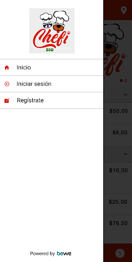 Android application ChefiBIO screenshort