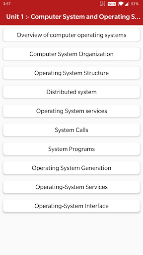 Operating System Screen 2