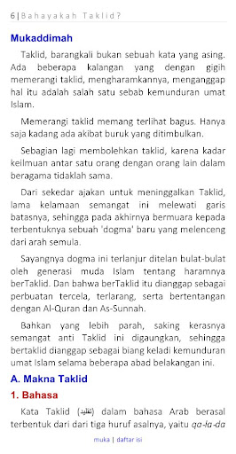 Bahayakah Taklid Beragama? Screen 3