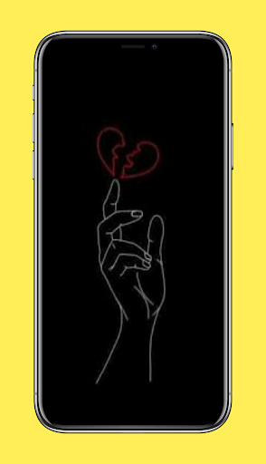 Android application خلفيات سوداء فخمه screenshort