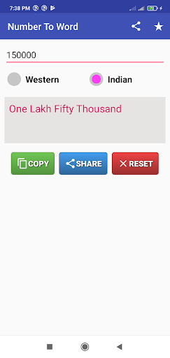 Number to Word Converter Screen 3