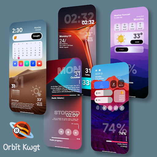 Orbit KWGT Screenshot 3 - AppWisp.com