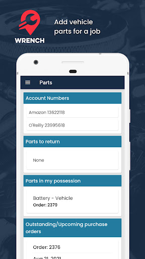 Automotive Technician App Screen 3