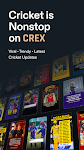 screenshot of CREX - Cricket Exchange