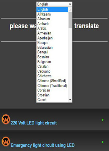 Learn LED circuits Screen 2