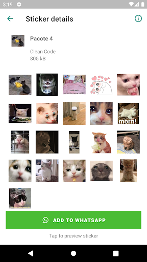Stickers Gatos Animados Screen 3
