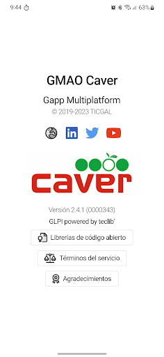 Android application GMAO Caver screenshort